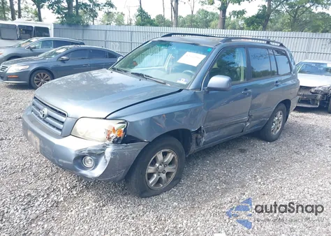 2004 Toyota Highlander V6 из США, поврежденный, VIN JTEEP21A540054917